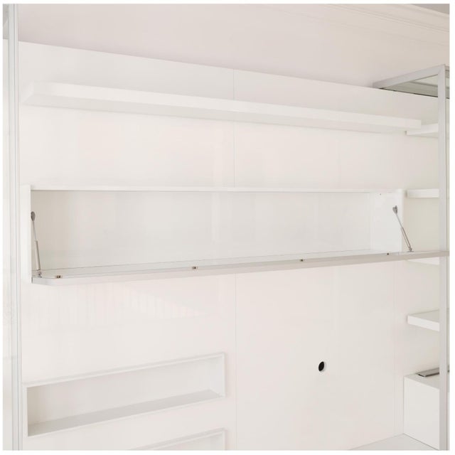 White Giuseppe Bavuso (Italian, B. 1959), Large Off Shore System Wall Unit For Sale - Image 8 of 11