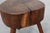 Rustic Oak Tripod Stool with Round Wooden Seat, France, 1920 For Sale - Image 4 of 11