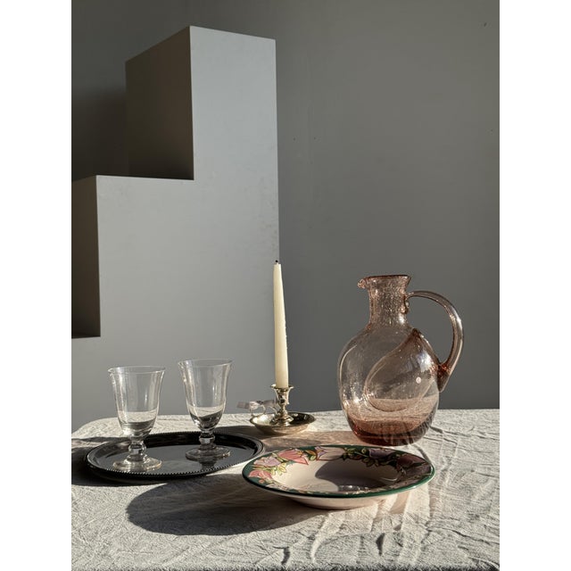 Violet Glass Carafe from Biot, 1950s For Sale - Image 11 of 12