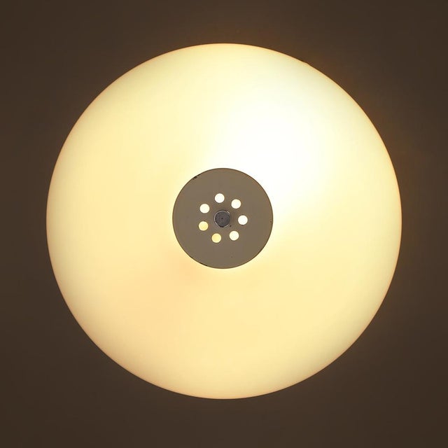 Ceiling Light with White Glass Diffuser, 1960s For Sale - Image 11 of 13