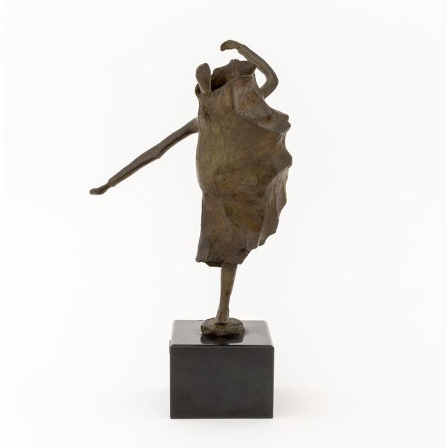 Mid 20th Century Tanya Poust Flamenco Dancer Patinated Bronze For Sale - Image 5 of 8