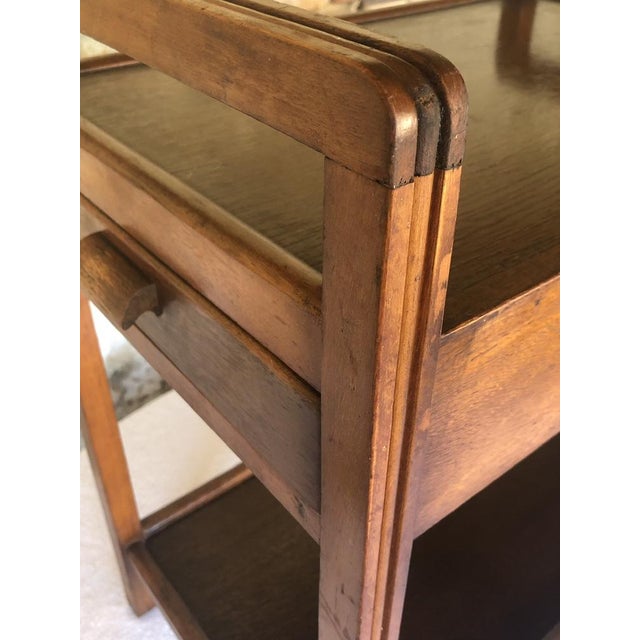 Wood Vintage Scandinavian-Style Bar Table, 1950s For Sale - Image 7 of 18