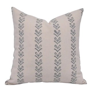 FabDivine Handmade Block Printed Cushion Cover 18x18 Inch Duck Canvas-Tribal Arrow For Sale