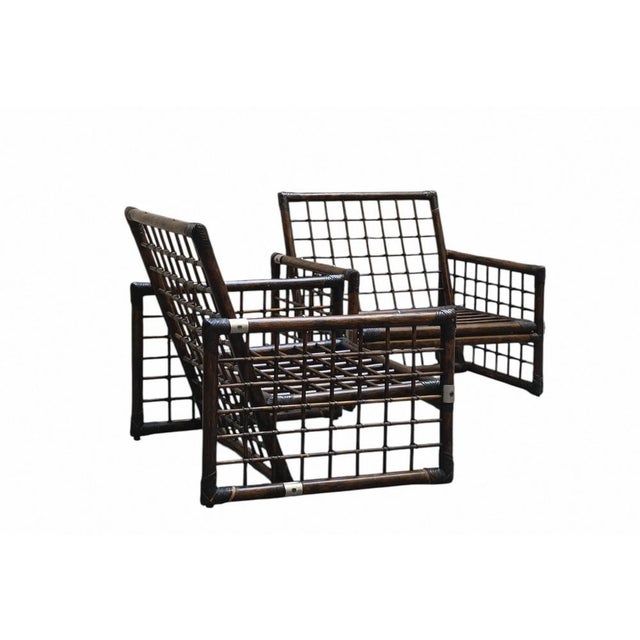 Wood Basilan Series Armchairs by Afra & Tobia Scarpa, Italy, 1970s, Set of 2 For Sale - Image 7 of 10