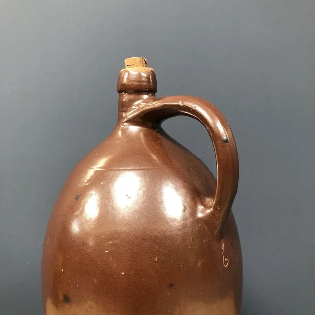 Large 19th Century Glazed Earthenware Jug For Sale - Image 9 of 15