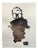 "Ink Wash Fashion Series" Contemporary Abstract Figurative Painting by Jo Baskerville For Sale