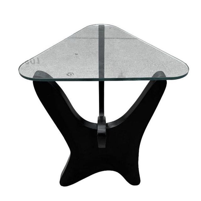Black 1950s Noguchi Style Biomorphic "Airplane" Coffee Table & Side Table Set of 2 For Sale - Image 8 of 8