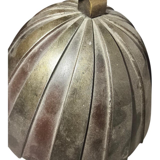 Metal Vintage Bell by Carl Auböck for Werkstätte Carl Auböck, 1950s For Sale - Image 7 of 8
