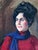 Vintage Original Oil Portrait on Canvas For Sale - Image 9 of 12