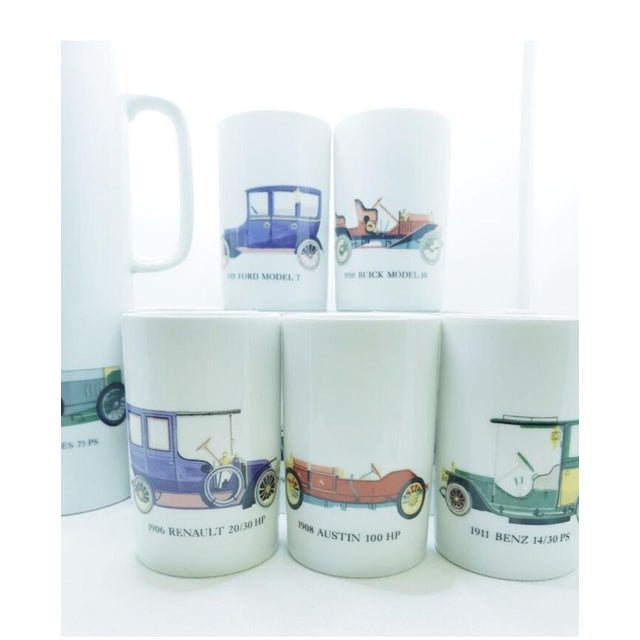Porcelain Oldsmobile Drinks Set, 1970s, Set of 13 For Sale - Image 12 of 15
