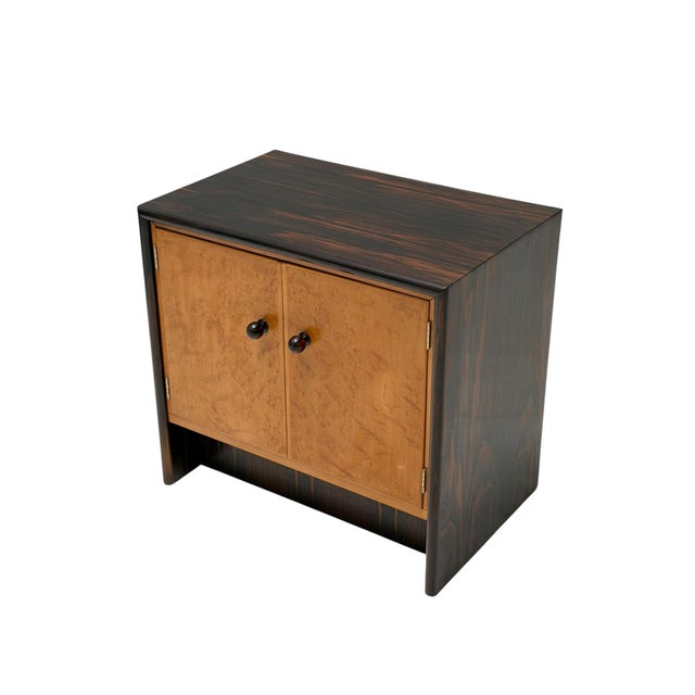 Art Deco Cabinet in Macassar and Birch by Gebroeders Reens Amsterdam, 1930s For Sale - Image 6 of 15