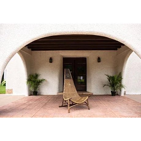 1960s MId-Century Modern Scorpion Wicker and Bamboo Lounge Chair For Sale - Image 11 of 11