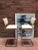 Beautiful and comfortable vintage chrome tubular cantilevered bar stools with upholstered seats. Clean original upholstery...