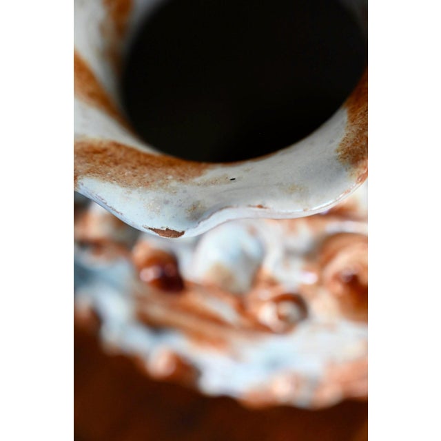 Brutalist Studio Vase in Glazed Ceramic, Italy, 1960s For Sale - Image 9 of 12