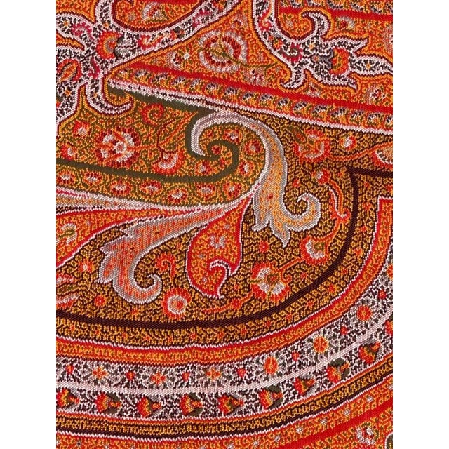 Antique Long Kashmir Shawl, 1890s For Sale - Image 18 of 18