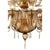 Dark Amber Pagliesco Lively Curls Murano Glass Chandelier by Simoeng for Simoeng For Sale - Image 4 of 7