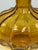 Vintage Diamond Star Amber Ribbed Glass Decanter For Sale - Image 9 of 12