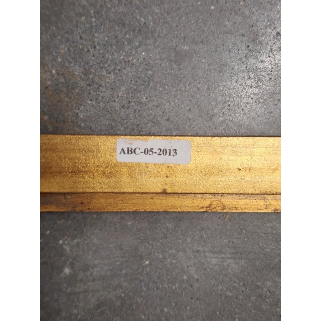 Eglomise Silver & Gold Leaf Greek Key Motif Hollywood Regency Style Gilded Wrought Iron Side Tables - A Pair For Sale - Image 15 of 15