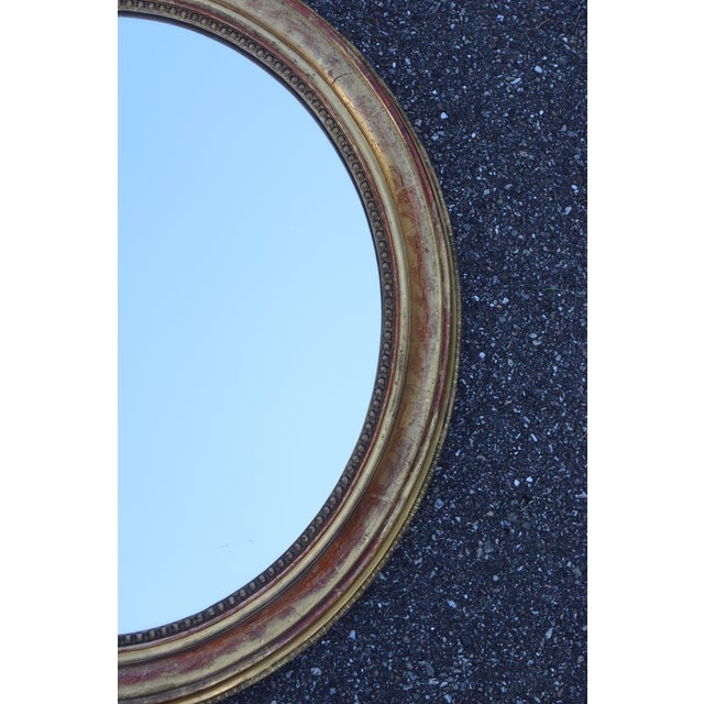 Louis Philippe Oval Giltwood Mirrors, Set of 2 For Sale - Image 5 of 12