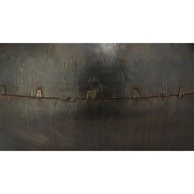 Industrial Grey Modern Two Handled Kettle Table Lamp For Sale - Image 3 of 4