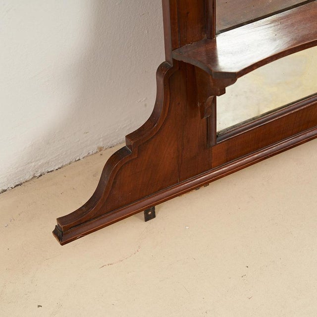 19th Century Mirror with Shelf For Sale - Image 4 of 7