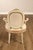 French Louis XVI Style Pair of Cream Painted Armchairs For Sale - Image 18 of 18