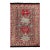 Rug & Kilim’s Classic Style Rug in Red and Blue Geometric Pattern For Sale