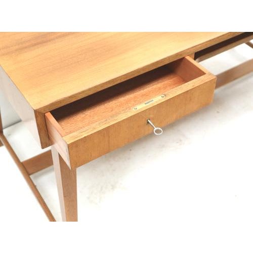Vintage Desk with Slender Legs from WK Möbel, 1970s For Sale - Image 3 of 11