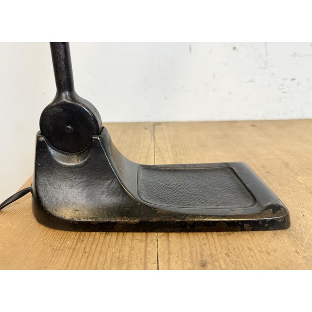 Green Enamel Bank Lamp from Bur, 1930s For Sale - Image 13 of 18