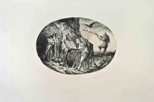 Jean Amable Pastelot, Les Sorcières, Etching, 1870s