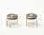 Silver Pair of 19th C. Cut Glass and Silver Jars For Sale - Image 8 of 11