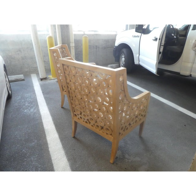 -Contemporary Donut Circle Lounge Chairs - a Pair For Sale In Miami - Image 6 of 11