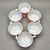 Ceramic Vintage Pink Fitz and Floyd “Plum Blossom” Dessert and Coffee Service for Six - 18 pcs For Sale - Image 7 of 8