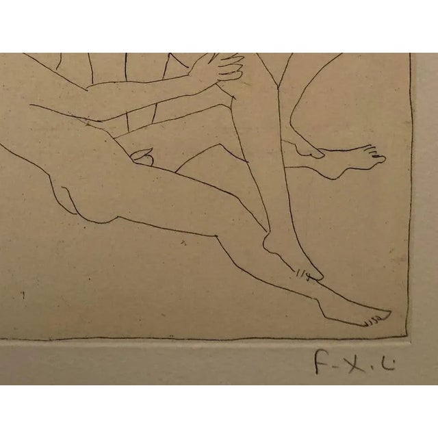 Contemporary Francois-Xavier Lalanne, Women and Man, 2002, Etching For Sale - Image 3 of 6