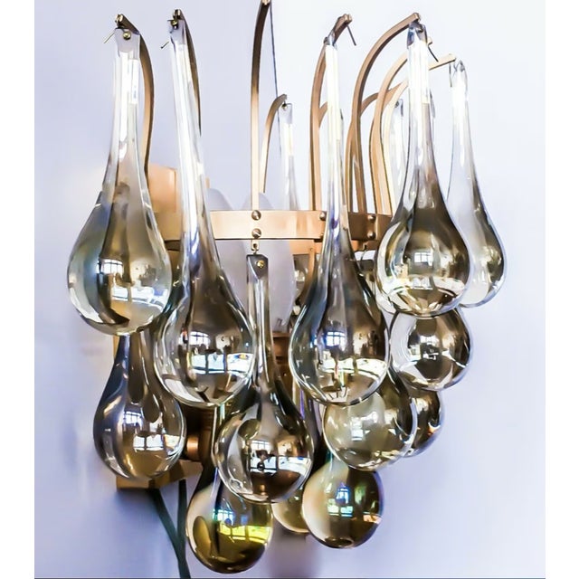 1970s Tear Drop Wall Lamps by Christoph Palme for Palwa, 1970s, Set of 2 For Sale - Image 5 of 12