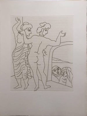 André Derain, Erotic Etching from Le Satyricon