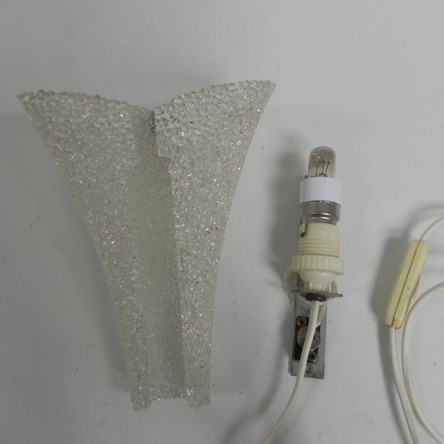 Vintage Wall Lamp in Plastic Granulate, 1960s For Sale - Image 11 of 13