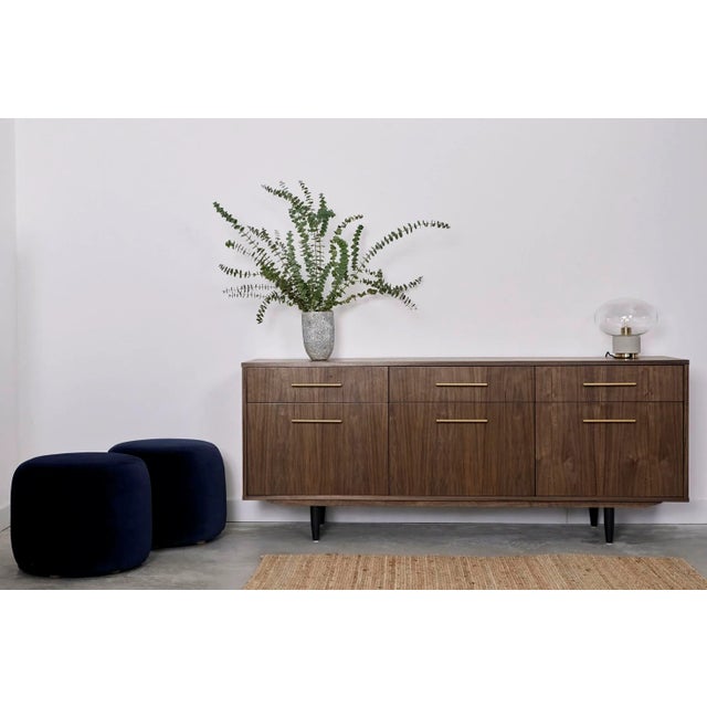 Danish Design Walnut Chest of Drawers For Sale - Image 3 of 9