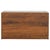 Brown Solid Wood Bench With Storage For Sale - Image 8 of 8