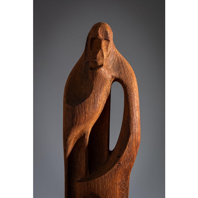 Abstract Art Deco Figure, 1920s, Wood For Sale - Image 11 of 18