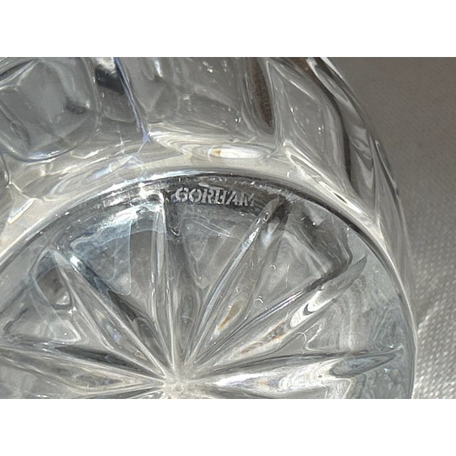 Gorham Vintage Crystal Decanter For Sale - Image 10 of 10