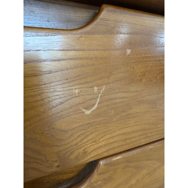 Mid 20th Century Elmwood Chest of Drawers, in the Style of Maison Regain For Sale - Image 12 of 12