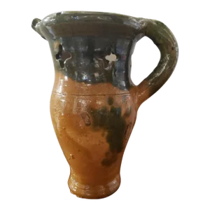 1930's/1940's Clay Puzzle Jug