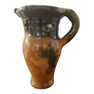 1940's Clay Puzzle Jug For Sale