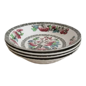 1920s Indian Tree China Pattern Small Fruit Bowls by Johnson Brothers of England- Set of 4