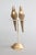 Mid-Century Brass Parrots Lovebirds Perched on a Stand For Sale - Image 4 of 10