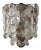 Wall Lamp in Iron and Murano Glass from Manifattura Di Murano For Sale