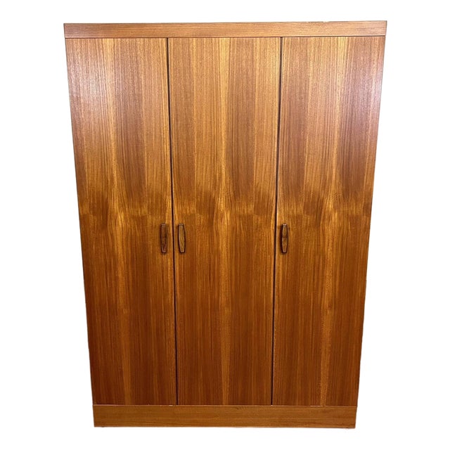 G-Plan Quadrille Large Vintage Teak Wardrobe For Sale