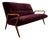 Giuseppe Scapinelli Sculptural Sofa in Solid Caviúna & Deep Aubergine Mohair, Brazil, 1950s - Lot 755 For Sale