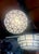 Art Deco Style Globe White Milk & Brass Chandelier, Pendant or Lantern For Sale - Image 14 of 15